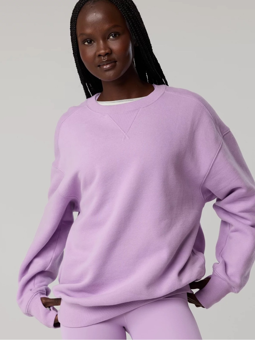 OFFLINE By Aerie Cloud Fleece Oversized Crewneck Sweatshirt